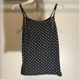 Polka dot tank top
